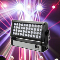 IP65 lampu panggung kepala bergerak koneksi nirkabel, lampu efek balok Mode kontrol DMX512 tahan air RGBWA 44x10 LED