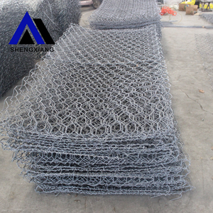 Cages en gabions hexagonaux galvanisés à chaud avec maille tissée à double torsion pour murs de soutènement et cages en pierre - Product Image 3