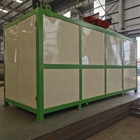 Machine de compostage aérobie horizontale Hengyun pour champignons, machine de fabrication d'engrais en poudre à partir de déchets alimentaires, 11 kW, haute performance PLC