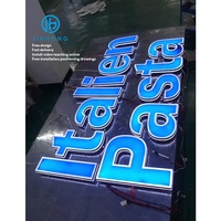 RGB colorido Super palabra Led letras retroiluminadas al aire libre grande 3D retroiluminado signo programable Led signo personalizado Led signo