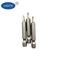 Embouts de tournevis magnétiques carrés de haute qualité de la marque LXD, 50 mm, en acier S2, modèles SQ0-SQ3, qualité industrielle, OEM