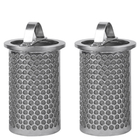 Filtro de filtro de cesta en línea de malla 100 personalizado LIANDA, venta directa de fábrica, componentes de núcleo de motor SUS 304/316/316L, 1 año