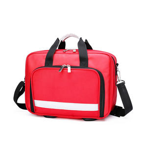 Tas Trauma Medis Tas Pertolongan Pertama Tas Medis Kosong untuk Perawat Ahli Terapi Fisik Dokter Merah - Product Image 2