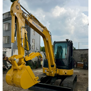 Pelle sur chenilles Komatsu PC55 avec peinture d'origine et faible taux de défaillance, excellente structure de châssis pour la pose de pipelines et les travaux de rénovation routière - Product Image 3