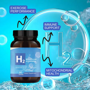 Tabletas de Hidrógeno Molecular H2 al por Mayor OEM, Magnesio Elemental para Proporcionar Energía a Adultos, 90 Cápsulas, 2 Cápsulas Diarias - Product Image 4