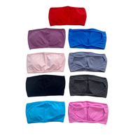 Soutien-gorge de sport sans bretelles et sans dos, respirant, à maintien élevé, avec logo personnalisé, pour femme, idéal pour la gym, le yoga et l'entraînement, style crop top, OEM/ODM