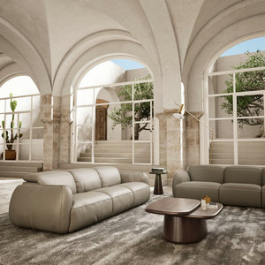 Sofás de esquina en forma de L modulares modernos sofá de cuero seccional Cama Set muebles sofá sala de estar sofás Divano Canapa para el hogar - Product Image 6