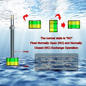 Float Level Switch Stainless Steel Hydraulic Oil Lubricant Water Level Multi-Point Control Reed Switch <b>Sensor</b> - Product Image 3