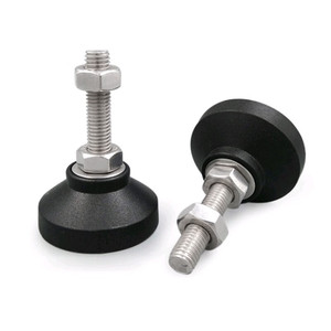 فولاذ مقاوم للصدأ ممتد قابل للتعديل نايلون ثابت للقدم قدم دعم بقاعدة أثاث - Product Image 3