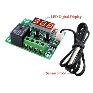 XH-W1209 डीसी 5v 12v 24v एलईडी डिजिटल थर्मोस्टेट तापमान नियंत्रण तापमान नियंत्रण थर्मोमीटर थर्मो नियंत्रक स्विच मॉड्यूल - Product Image 2