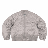 Veste universitaire surdimensionnée pour homme avec logo personnalisé, manches froncées, imperméable, coupe-vent, uniformes d'équipe scolaire à marque privée