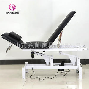 <span class=keywords><strong>Table</strong></span> de massage électrique réglable moderne pliable en similicuir pour salon de beauté, salle de sport à domicile, salon - Product Image 5