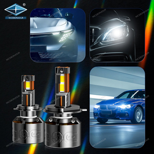 Đèn pha <span class=keywords><strong>LED</strong></span> ô tô <span class=keywords><strong>2025</strong></span>, cos/pha, 400W, 40000lm, 6500k, thiết kế 1:1, H4 H11 9005 9006, dùng để thay thế/sửa chữa đèn pha <span class=keywords><strong>LED</strong></span> - Product Image 5