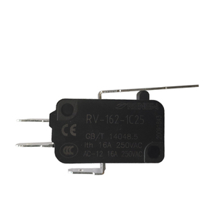 Đổi mới chất lượng cao spdt nhựa bản lề LEVER <span class=keywords><strong>Micro</strong></span> chuyển đổi <span class=keywords><strong>16A</strong></span> 250VAC IP40 cho thiết bị điện RV-162-1C25 - Product Image 4