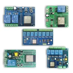 Fonte alimentada por AC/DC WIFI BT BLE Módulo de relé de canal único ESP32-C3/ESP-C3-12F Placa de desenvolvimento para