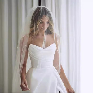 Forest Themed Light Wedding Dress Halter Chiffon Sheath White Burgundy Natural Waistline 2026 Spring Outdoor Photography Gown - Product Image 1