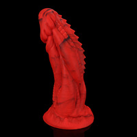 Vente en gros d'usine : Godemiché souple en forme de Dragon et Qilin avec plug anal pour femmes, jouet sexuel 100% étanche en silicone liquide