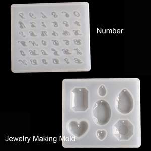 6pcs Silicone Pendant <b>Resin</b> Mold 73 Shapes Silicone Casting Molds Epoxy Casting <b>Resin</b> Mold Tool DIY Jewelry Earring Making - Product Image 6