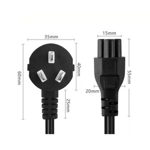 อะแดปเตอร์จ่ายไฟสำหรับแล็ปท็อป 1.8 ม. ปลั๊กไฟ AC ขนาด 0.75 มม. วัสดุ PVC - Product Image 4