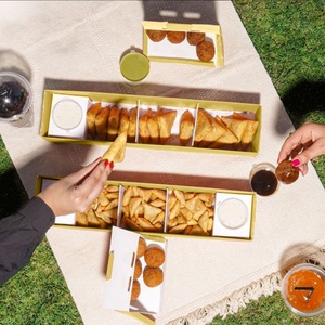 Sunshine Customized White Paper Snack <b>Box</b> Tall Wedding Party <b>Packing</b> Container for Cake Baking - Product Image 4