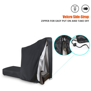 <b>Treadmill</b> Protective Cover Black Polyester Outdoor <b>Portable</b> Dust Cover for Gym Equipment - Product Image 4