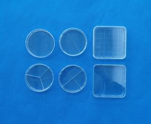 Prato plástico da cultura do petri do compartimento 4 do uso do laboratório do plástico da cultura segmentada - Product Image 5