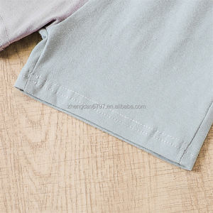 Vestito estivo per bambini nuovi nati t-shirt Casual a maniche corte e pantaloncini set di abbigliamento per neonati per bambini 0-24 <span class=keywords><strong>mesi</strong></span> - Product Image 6