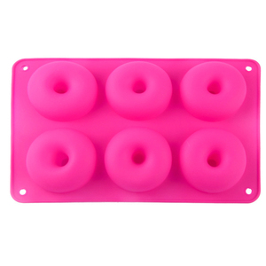 Moule de cuisson en silicone antiadhésif pour donuts, gâteaux, bagels et biscuits, 6/8/18 cavités, vente en gros - Product Image 6