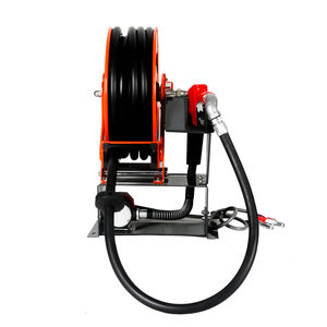 Elektrikli dizel yakıt hortumu makarası 10M 1 inç dahili 12V pompa + el nozulu-dizel gazyağı - Product Image 2