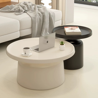 Mesa de Centro de Metal para Apartamentos Pequeños, Diseño Moderno, Muebles de Sala de Estar Duraderos y Ecológicos