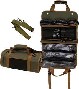 Muestra Gratuita, Organizador Multifuncional de Lona Enrollable, Cubo para Coche, Botiquín de Primeros Auxilios, Bolsa de Tela - Product Image 4