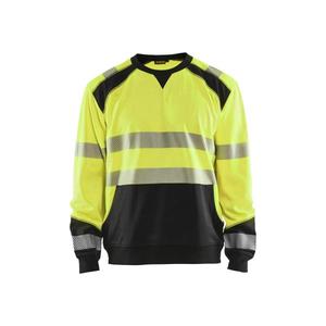 BLAKLADER - 354125283399XS Sweat Hi-Vis Jaune/Noir-EAN 7330509609873 HI-VIS WORKWEAR - Product Image 1