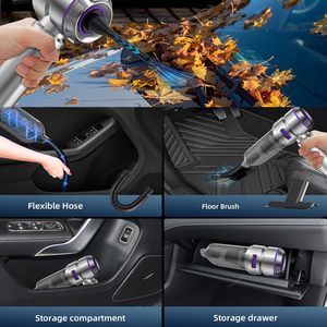 Aspirateur portable 2-en-1 pour le marché espagnol, brosse de <span class=keywords><strong>nettoyage</strong></span> électrique pour la <span class=keywords><strong>maison</strong></span> et la voiture avec aspiration de 16KPA - Product Image 3
