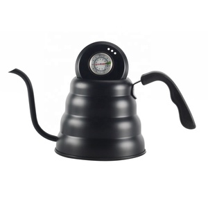 40oz Premium Stainless Steel Pour Over Gooseneck Kettle with <b>Thermometer</b> - Product Image 4