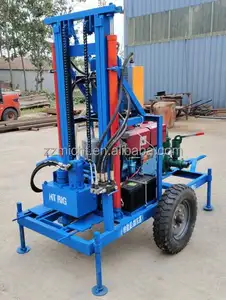 Diesel Hydraulic Borehole Water Well Drilling Rig China Supplier Mini Price /Small Portable Water Well Drilling Machine For Sale