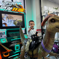 Simulateur VR de tir interactif dinosaure T-Rex HEROVR avec grand écran pour FEC