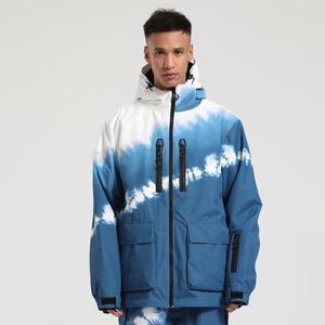 <span class=keywords><strong>Giacca</strong></span> da Sci Impermeabile Invernale per <span class=keywords><strong>Uomo</strong></span> con Zip Bidirezionale <span class=keywords><strong>e</strong></span> Cuciture Completamente Sigillate Tie-Dye Personalizzata - Product Image 1