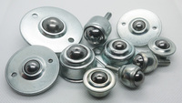 Unité de transfert à billes à disque à bride C-12 38,1 mm en acier/nylon/polyuréthane, roulement de convoyeur de 1,5 pouce, capacité de charge de 30 kg