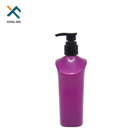 Botol sampo cuci badan plastik Hotel berkelas, botol sampo dengan pompa, 270ml 500ml 700ml Logo kustom kosong