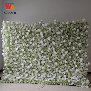 Handmade 8ft X 8ft Smooth <b>Baby</b> <b>Breath</b> Flower Wall Gypsophila Artificial Flowers Backdrop for Event <b>Baby</b> Shower Party Decoration - Product Image 1
