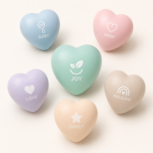 Pelota Antiestrés de Espuma de Poliuretano en Forma de Corazón con Impresión de Logotipo Personalizado para Concienciación sobre la Salud, Bienestar Corporativo, Regalo, Juguete para Aliviar el Estrés - Product Image 5