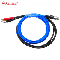 Triax 3 ranura TRB BNC macho a 4mm Banana plug macho negro rojo amarillo TRX316 conjunto de cable coaxial triaxial para Keithley