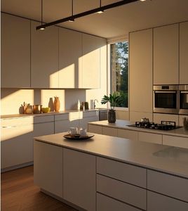 Nuevo Diseño de Cocina Moderna, Gabinete de Cocina Moderno de Madera Maciza - Product Image 3