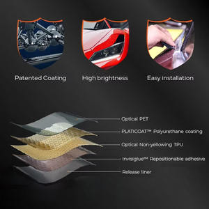 7.5Mil Rapide-Guérir TPU Film De Protection De Peinture De Voiture <span class=keywords><strong>Auto</strong></span>-Guérison Résistant Aux Rayures PPF <span class=keywords><strong>Auto</strong></span> Body Clear PPF - Product Image 3