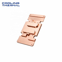Système de refroidissement liquide direct sur mesure pour serveur, plaque froide en cuivre pour CPU avec brasage sous vide personnalisé