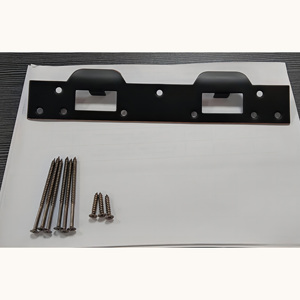 Plaque <span class=keywords><strong>de</strong></span> gâche <span class=keywords><strong>de</strong></span> <span class=keywords><strong>porte</strong></span> Plaque <span class=keywords><strong>de</strong></span> renfort Plaque <span class=keywords><strong>de</strong></span> sécurité Noir et argent Plaque <span class=keywords><strong>de</strong></span> gâche <span class=keywords><strong>de</strong></span> serrure <span class=keywords><strong>de</strong></span> <span class=keywords><strong>porte</strong></span> Paquet unique - Product Image 4