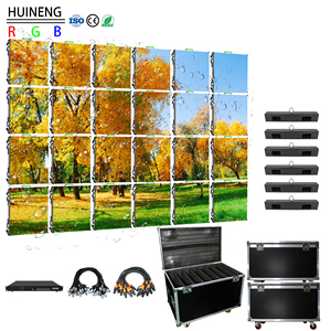 Écran LED d'affichage publicitaire HD pour scène intérieure/extérieure P2.976 P3.91 P4.81 en aluminium moulé sous pression, location, mur vidéo 500*500mm - Product Image 1