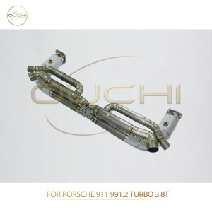 Échappement OUCHI Titanium Catback pour 991.2 3.8T, tuyaux d'échappement en acier inoxydable, pièces de performance automobile - Product Image 2