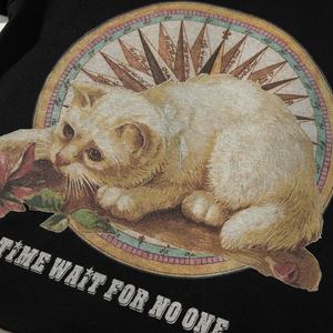 เสื้อยืดสีดำแนวสตรีทเสื้อยืดดิจิทัลน้ำหนักมากเสื้อยืดแนวสตรีท GSM 350 - Product Image 4