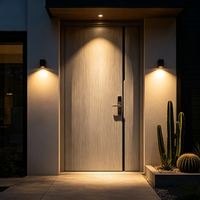 Portes insonorisées minimalistes en bois massif en stock pour hôtels, chambres, appartements et salons - Utilisation extérieure